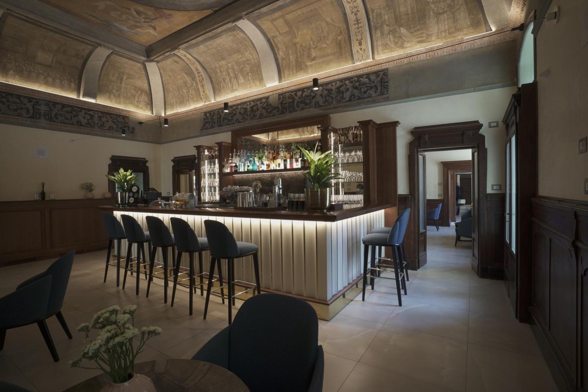 ホテル Palazzo Santo Spirito ベルガモ エクステリア 写真