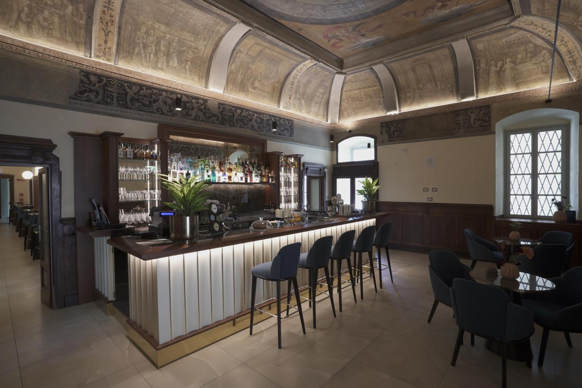 ホテル Palazzo Santo Spirito ベルガモ エクステリア 写真